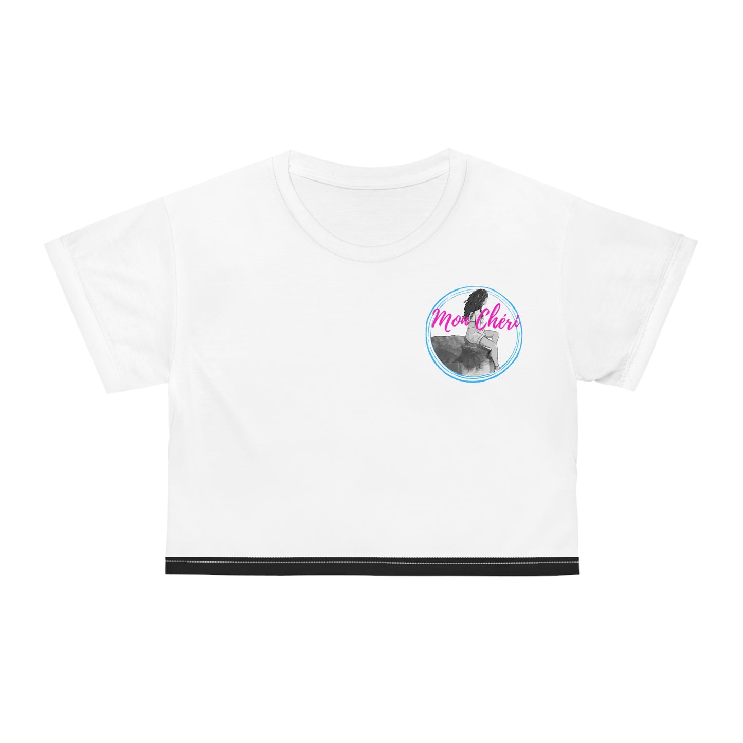 Black Crop Tee