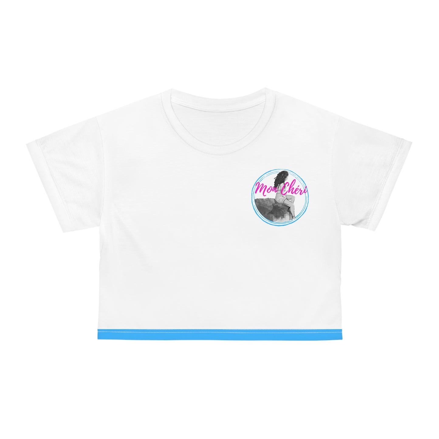 Blue Crop Tee