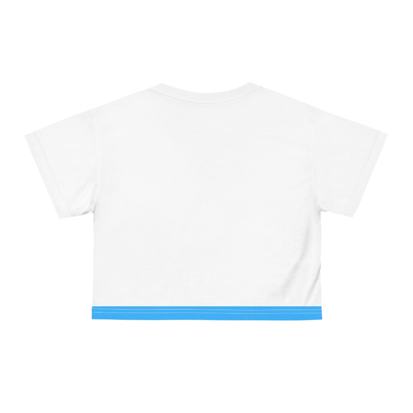 Blue Crop Tee