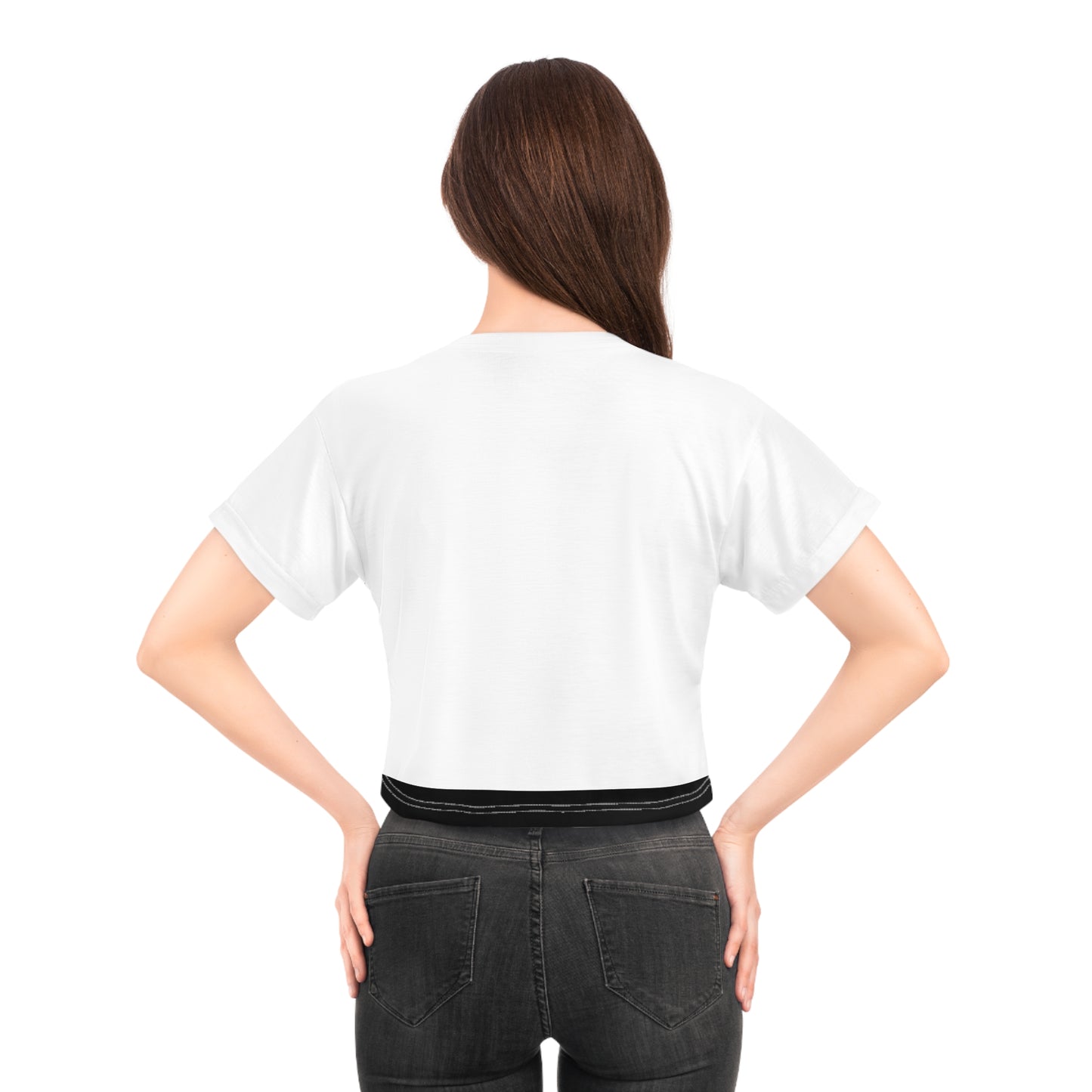 Black Crop Tee